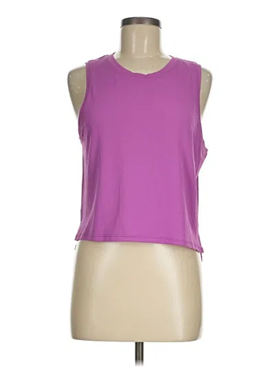 Pre-owned Lululemon Athletica Sleeveless T-shirt In Purple
