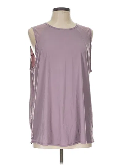 Pre-owned Lululemon Athletica Sleeveless T-shirt In Purple