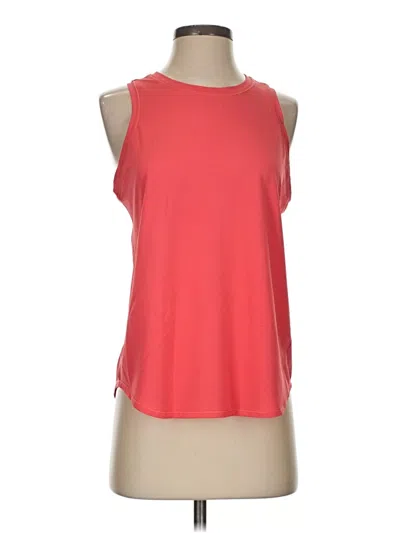 Pre-owned Lululemon Athletica Sleeveless T-shirt In Red