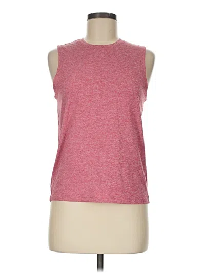 Pre-owned Lululemon Athletica Sleeveless T-shirt In Red