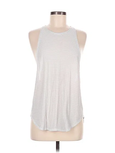 Pre-owned Lululemon Athletica Sleeveless T-shirt In Silver