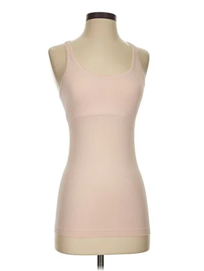Pre-owned Lululemon Athletica Sleeveless T-shirt In Tan