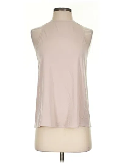Pre-owned Lululemon Athletica Sleeveless T-shirt In Tan