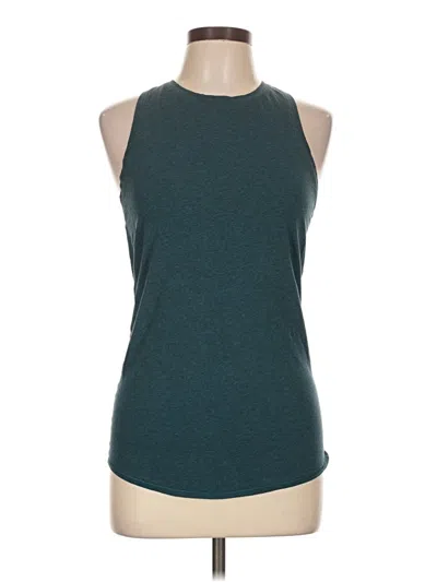 Pre-owned Lululemon Athletica Sleeveless T-shirt In Teal