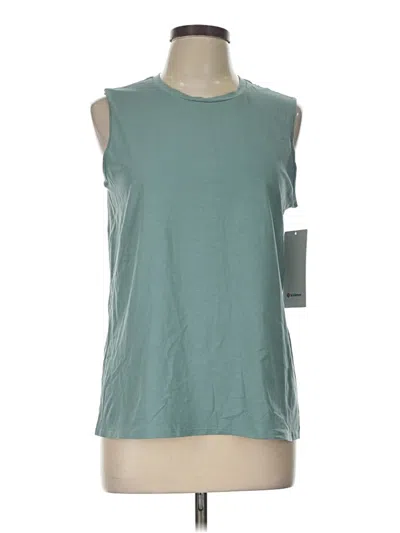 Lululemon Athletica Sleeveless T-shirt In Teal