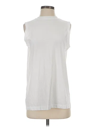 Pre-owned Lululemon Athletica Sleeveless T-shirt In White