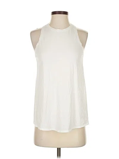 Pre-owned Lululemon Athletica Sleeveless T-shirt In White