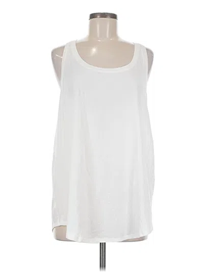 Pre-owned Lululemon Athletica Sleeveless T-shirt In White