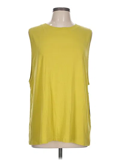 Lululemon Athletica Sleeveless T-shirt In Yellow