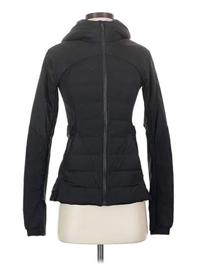 Pre-owned Lululemon Athletica Snow Jacket In Black