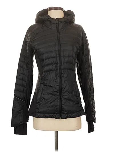 Pre-owned Lululemon Athletica Snow Jacket In Black