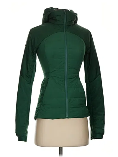 Pre-owned Lululemon Athletica Snow Jacket In Green