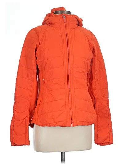 Pre-owned Lululemon Athletica Snow Jacket In Orange