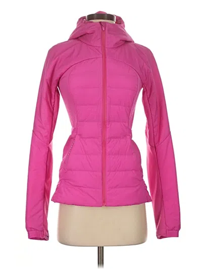 Pre-owned Lululemon Athletica Snow Jacket In Pink