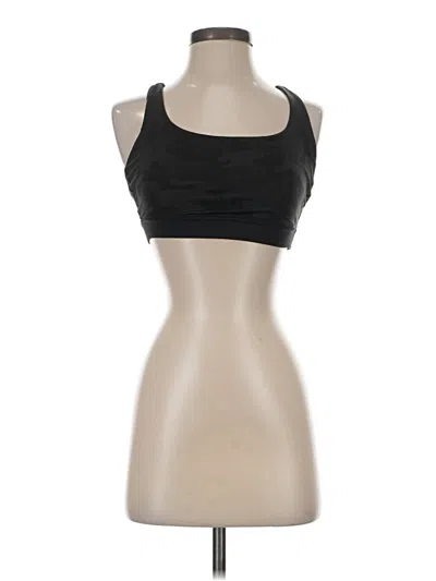 Pre-owned Lululemon Athletica Sports Bra In Black