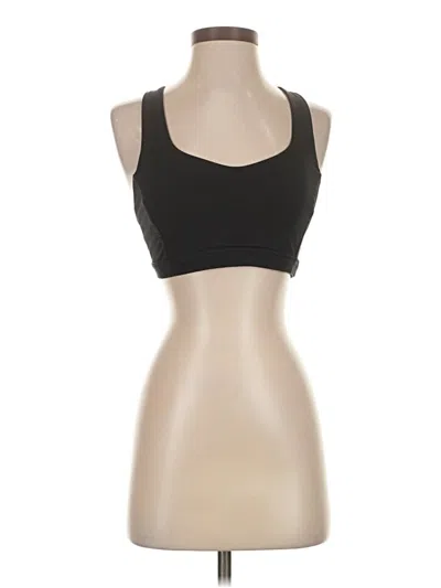 Pre-owned Lululemon Athletica Sports Bra In Black