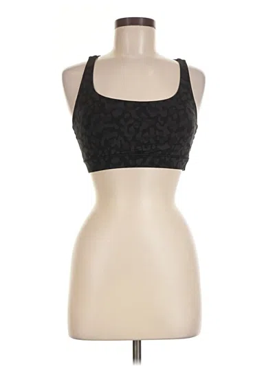 Pre-owned Lululemon Athletica Sports Bra In Black