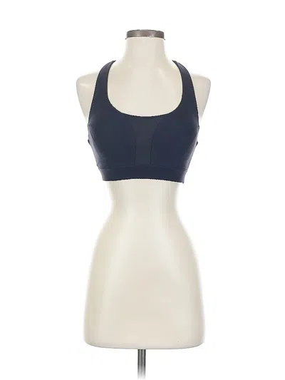 Pre-owned Lululemon Athletica Sports Bra In Blue