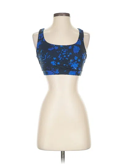 Pre-owned Lululemon Athletica Sports Bra In Blue