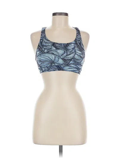 Pre-owned Lululemon Athletica Sports Bra In Blue