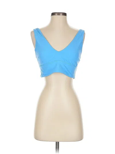 Pre-owned Lululemon Athletica Sports Bra In Blue