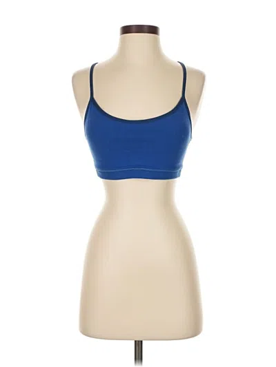 Pre-owned Lululemon Athletica Sports Bra In Blue
