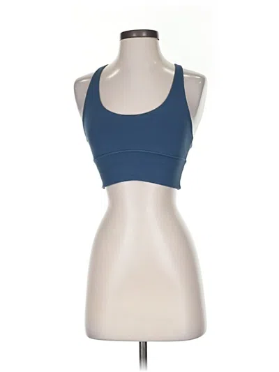 Pre-owned Lululemon Athletica Sports Bra In Blue