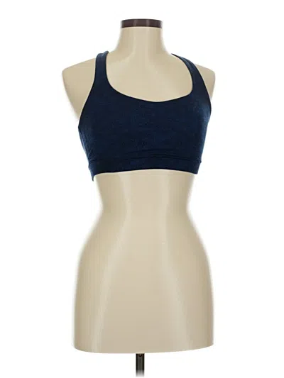 Pre-owned Lululemon Athletica Sports Bra In Blue