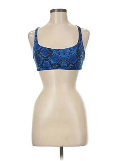 Pre-owned Lululemon Athletica Sports Bra In Blue