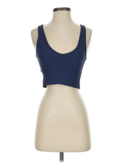 Pre-owned Lululemon Athletica Sports Bra In Blue