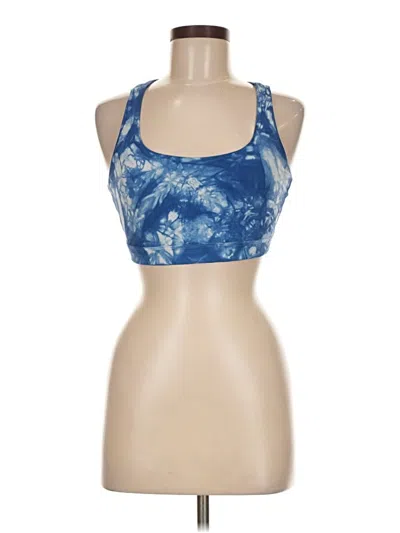 Pre-owned Lululemon Athletica Sports Bra In Blue