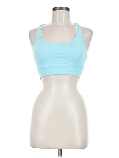 Pre-owned Lululemon Athletica Sports Bra In Blue