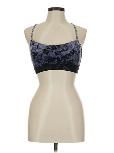 Pre-owned Lululemon Athletica Sports Bra In Blue