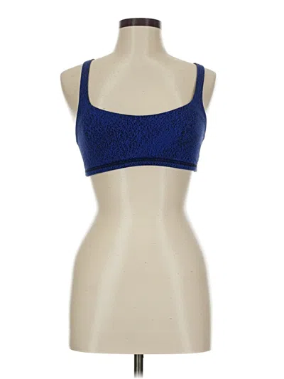 Pre-owned Lululemon Athletica Sports Bra In Blue