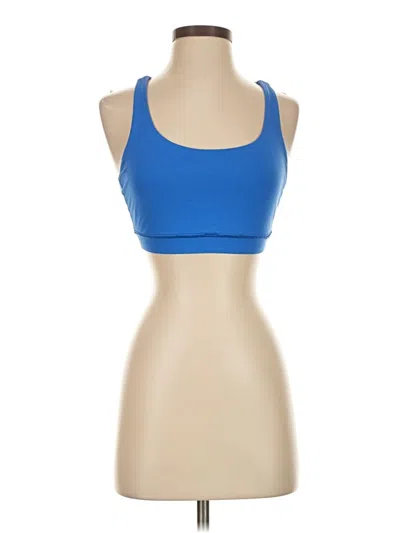 Pre-owned Lululemon Athletica Sports Bra In Blue