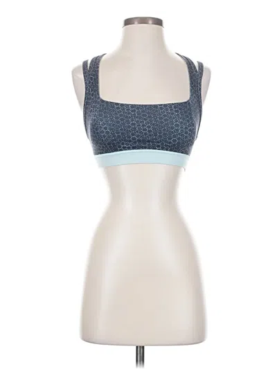 Pre-owned Lululemon Athletica Sports Bra In Blue
