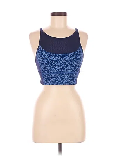 Pre-owned Lululemon Athletica Sports Bra In Blue