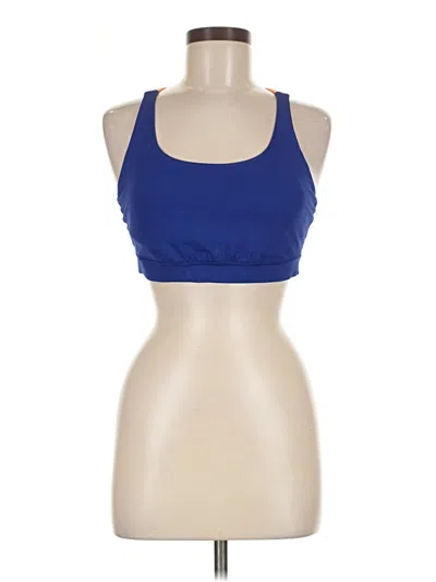 Pre-owned Lululemon Athletica Sports Bra In Blue