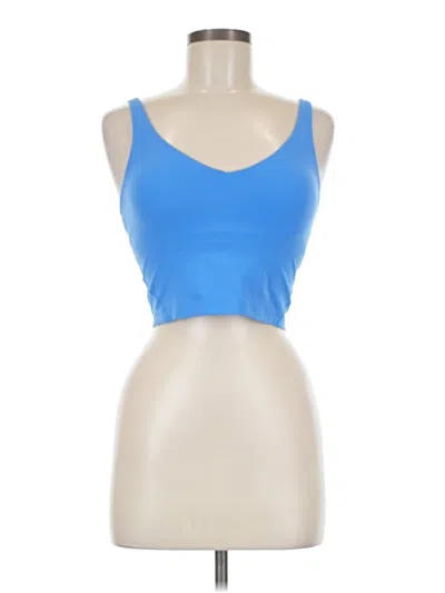 Pre-owned Lululemon Athletica Sports Bra In Blue