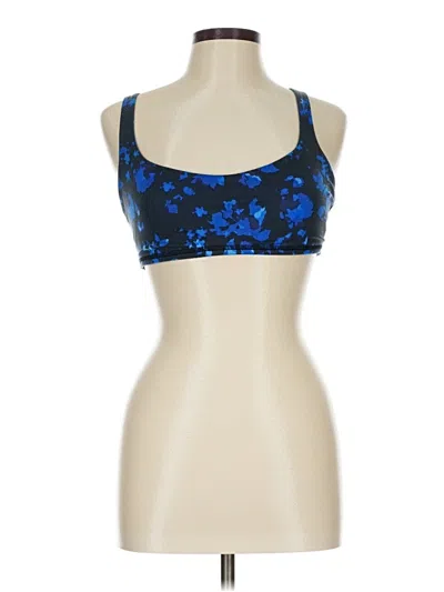 Pre-owned Lululemon Athletica Sports Bra In Blue