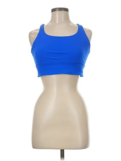 Pre-owned Lululemon Athletica Sports Bra In Blue