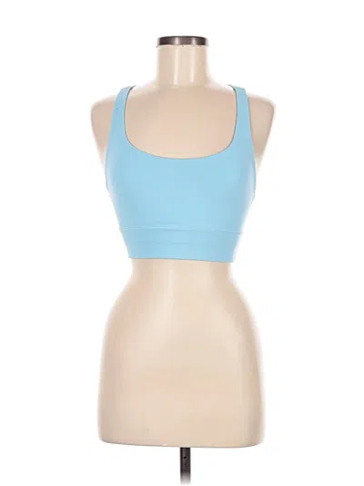 Pre-owned Lululemon Athletica Sports Bra In Blue
