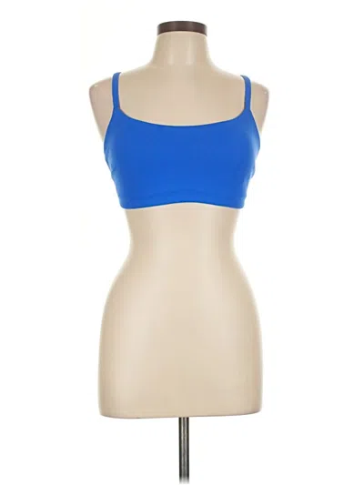 Pre-owned Lululemon Athletica Sports Bra In Blue