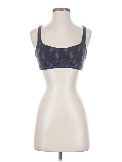 Pre-owned Lululemon Athletica Sports Bra In Blue