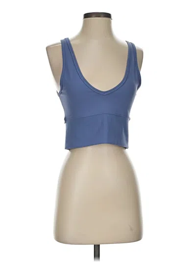 Pre-owned Lululemon Athletica Sports Bra In Blue