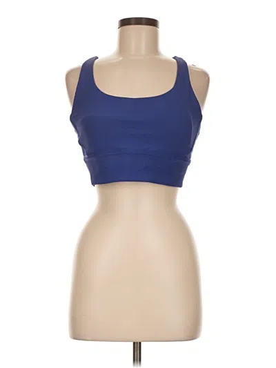 Pre-owned Lululemon Athletica Sports Bra In Blue