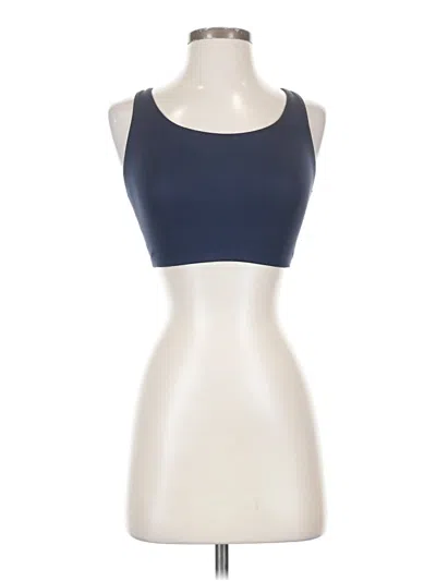 Pre-owned Lululemon Athletica Sports Bra In Blue