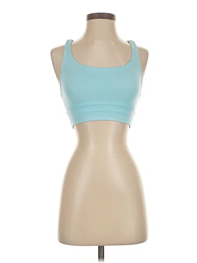 Pre-owned Lululemon Athletica Sports Bra In Blue
