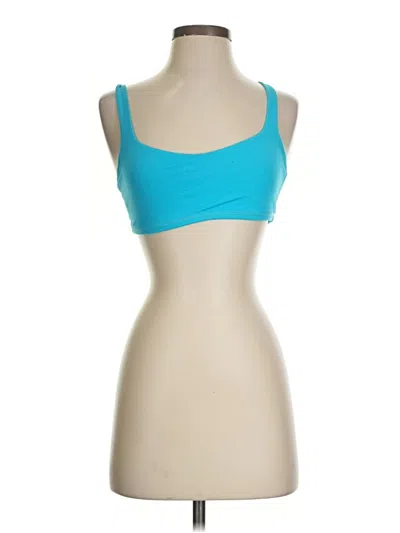 Pre-owned Lululemon Athletica Sports Bra In Blue