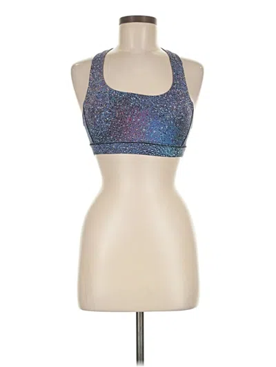 Pre-owned Lululemon Athletica Sports Bra In Blue